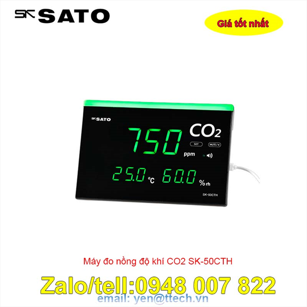 Máy đo nồng độ khí CO2 SK-50CTH Sato